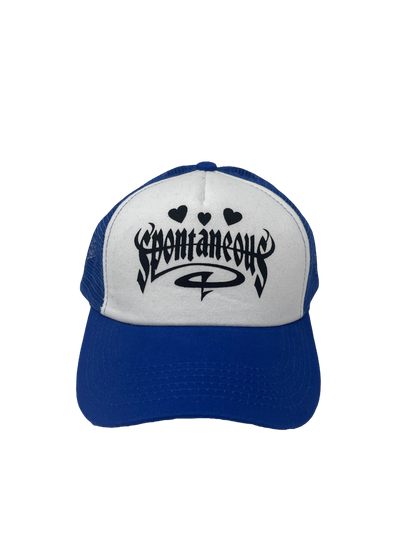 BLUE HEART LOGO TRUCKER HAT